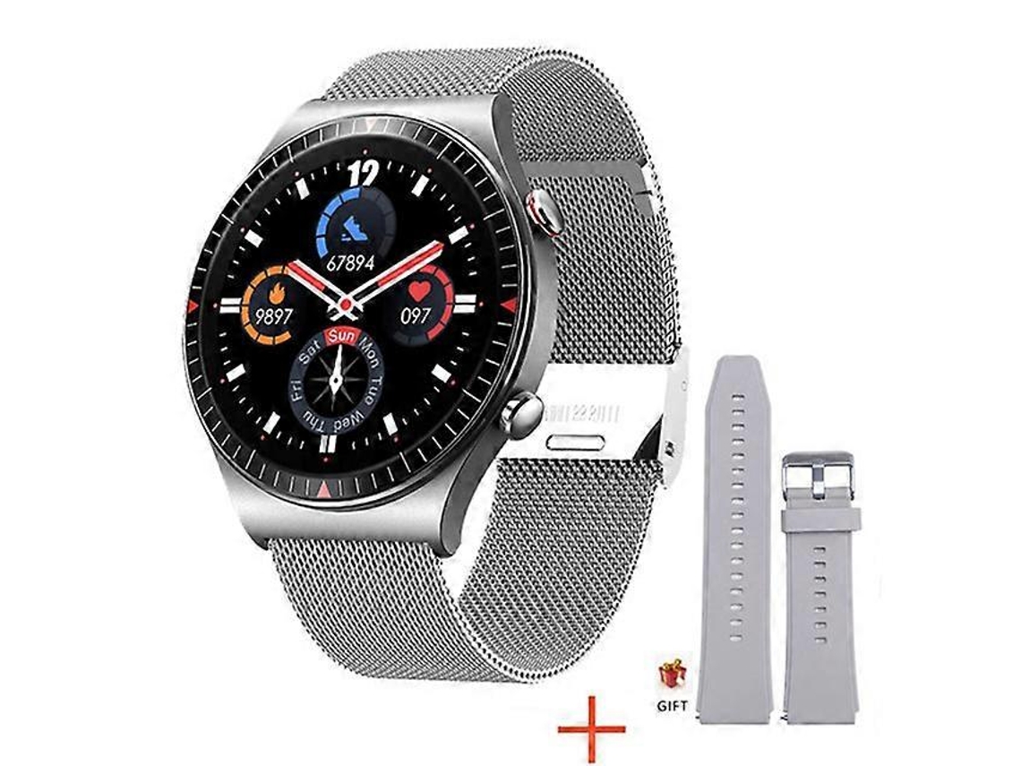Reloj inteligente deportivo para hombre con monitor de frecuencia cardíaca y pantalla táctil, Bluetooth, para llamadas Ly Ebike