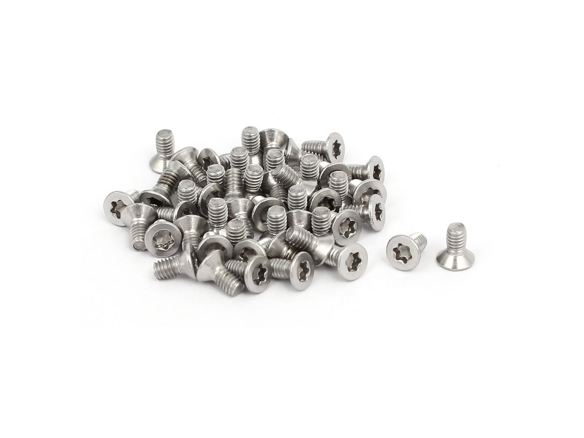 Paquete de 50 piezas de acero inoxidable - Accesorios para muebles y decoración del hogar CHABERLU