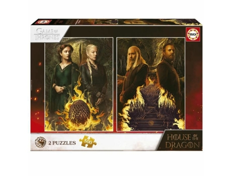 Puzzle Educa House of The Dragon 500 Piezas Puzzle x 2