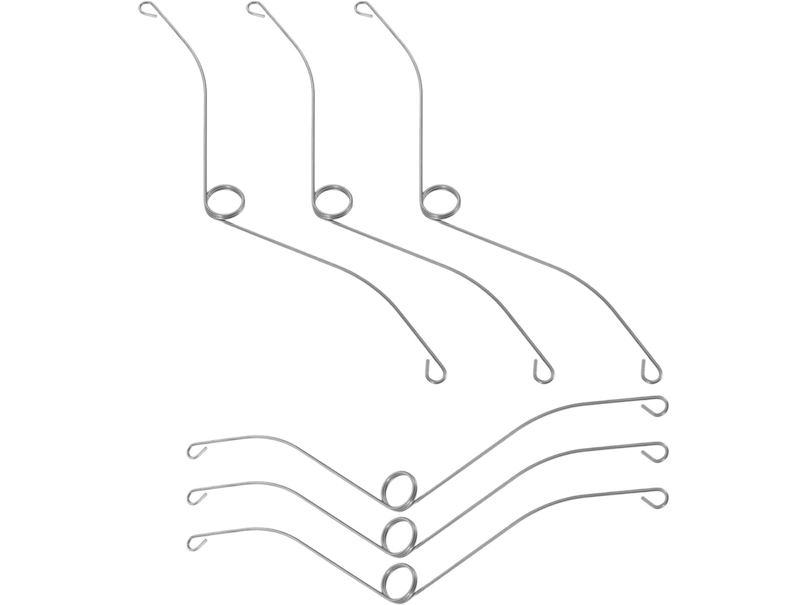 Lote De 6 Aceros De 1,4 X 15,6 Mm, Repuesto Para