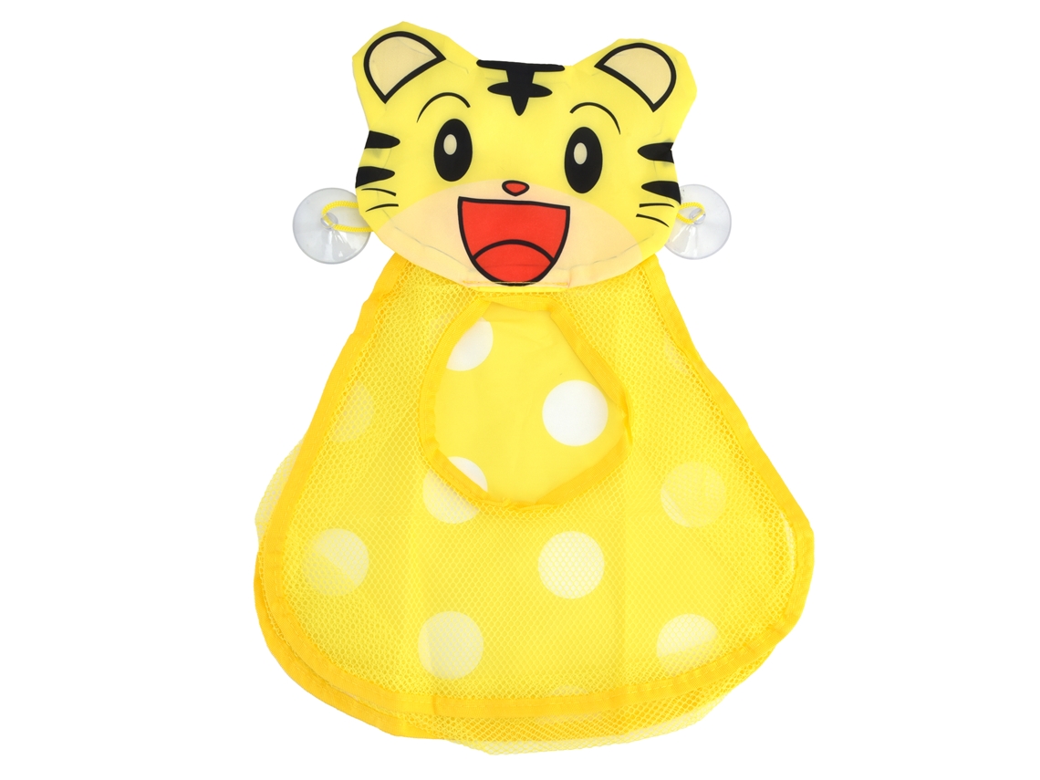Bolsa De Almacenamiento Para Juguetes De Baño Con Ventosas, Organizador De Tigre, Red Colgante