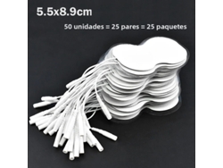 (50 Piezas, 5,5 X 8,9 Cm) Parche De Electrodos Tens Ems Parche De Gel