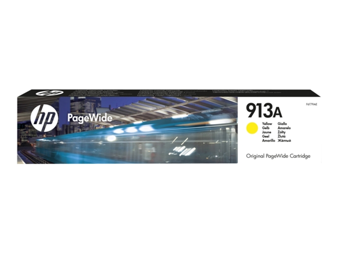 Cartucho original PageWide HP 913A Amarillo