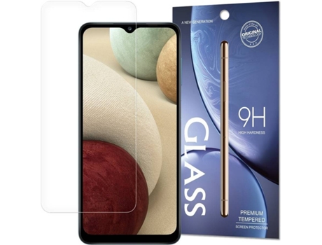 Protector Cristal Templado Samsung Galaxy A12 LMOBILE 9H Transparente
