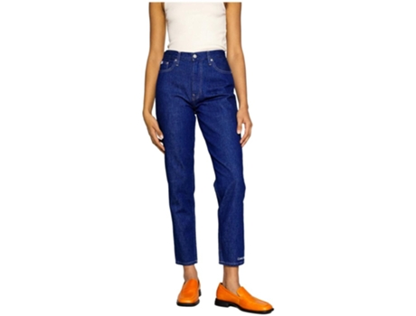 Pantalones de Vaquero de Mujer CALVIN KLEIN JEANS Mom Jean Azul (W25)