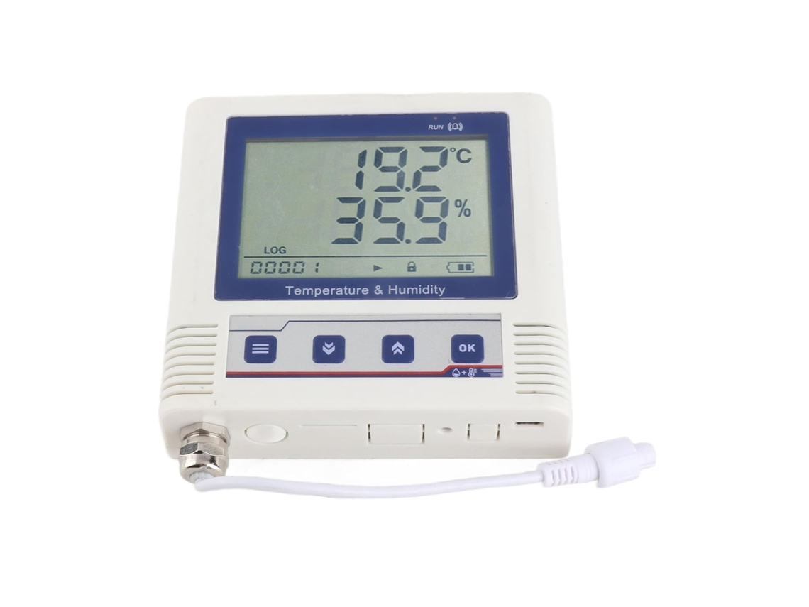 Medidor Portátil De Temperatura E Umidade Usb Para Medição E Registro Precisos.