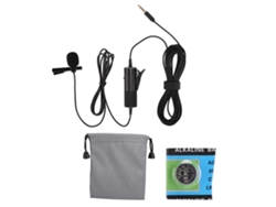 Micrófono De Condensador Universal Con Clip Para El Cuello, Mini Micrófono De Estudio Para Teléfono, Cámara Y Portátil
