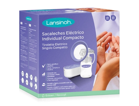 Sacaleches Eléctrico LANSINOH Individual Compacto de Leche Materna