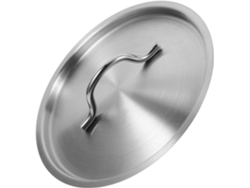 Tapa Redonda Convexa Para Cacerola, Tapa Para Ollas Y Sartenes, Metal Liso.
