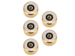 Kit De Reparación De Manecillas De Reloj De Acero Dorado De 5 Piezas, Repuestos Y Accesorios De 5 Mm