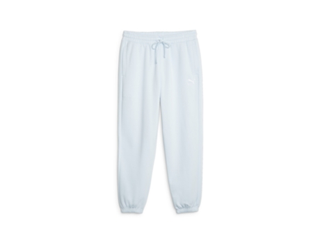 Pantalones Deportivos de Hombre para Fitness PUMA Chándal Classics Small Vellón Azul (M)
