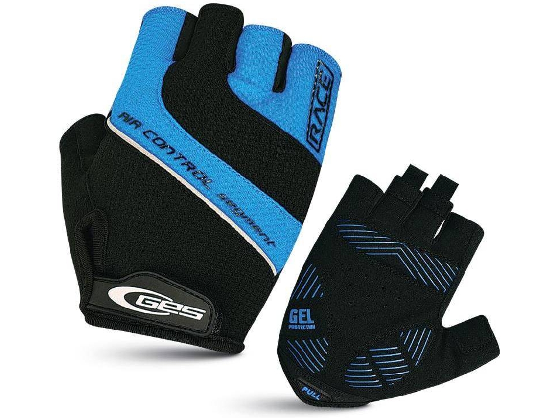 Guantes de Ciclismo GES Race (Talla: M - Azul, Negro)