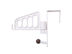 Soporte de puerta con 4 agujeros para colgar ropa