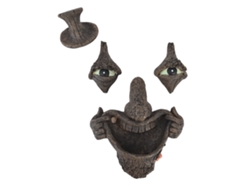 Estatuas Con Forma De Cara De Árbol Para Decoración De Jardín Exterior, Esculturas Hechas Con Material De Resina De Primera Calidad, 4 Piezas.