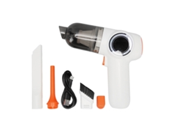 Aspiradora De Mano Inalámbrica Recargable De 9000 Pa Y 120 W Para Coche, Hogar Y Oficina, Color Blanco.