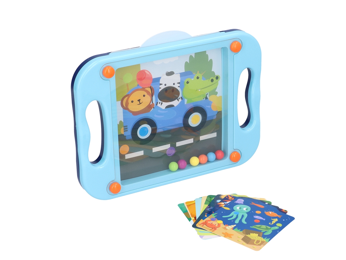 Tablero De Rompecabezas De Laberinto Con Pelota De Equilibrio, Juguete Educativo De Plástico Para Niños.