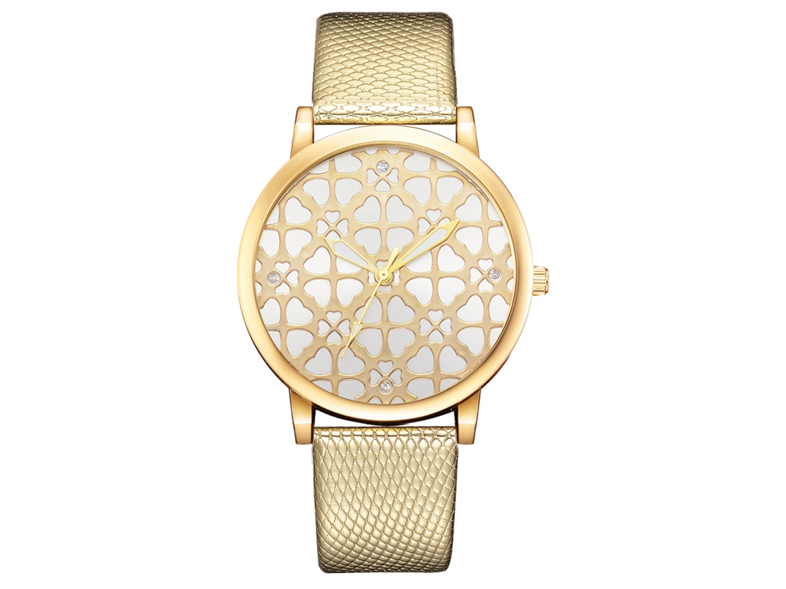 Reloj De Pulsera De Cuarzo Para Mujer Con Brazalete Multicapa Tipo Ala Y Diamantes De Imitación.