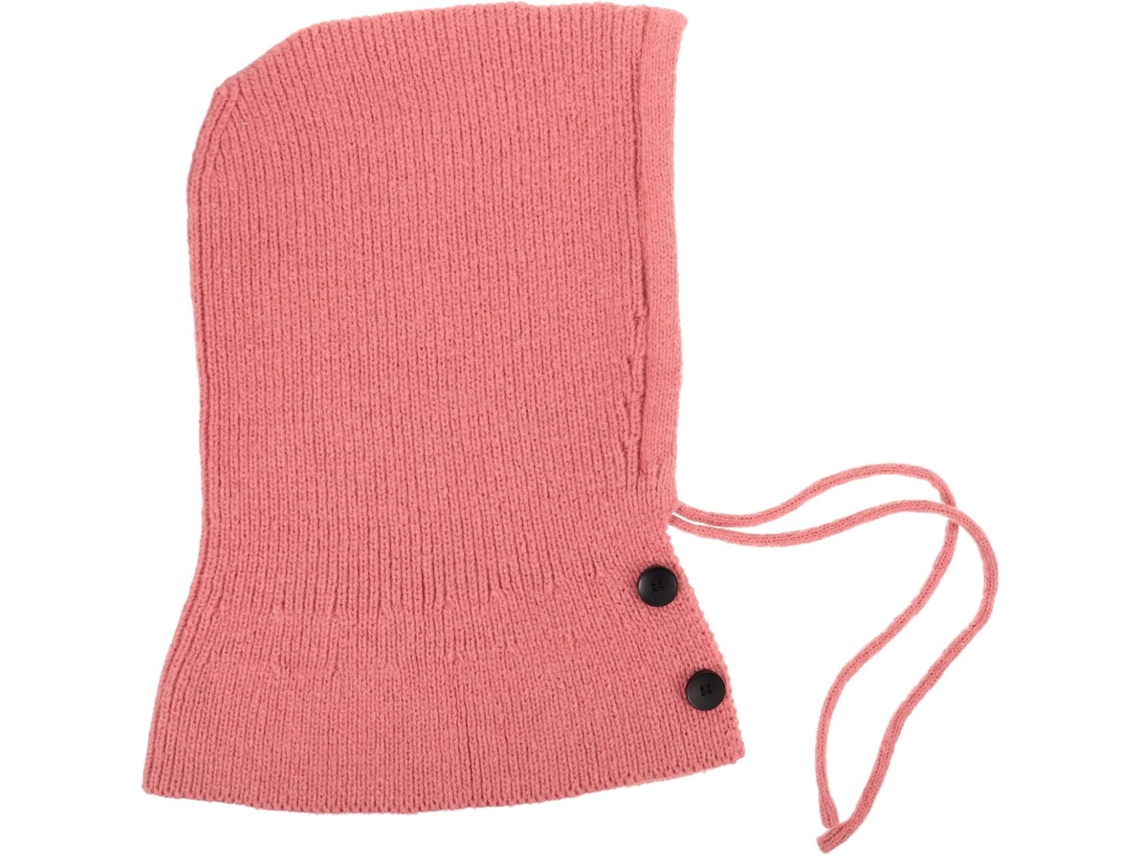Gorro de invierno cálido para mujer con bufanda incorporada, protección para las orejas, poliéster cómodo.