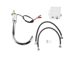 Grifo automático con sensor infrarrojo, grifo electrónico sin contacto para agua fría y caliente, para fregadero de cocina y baño.