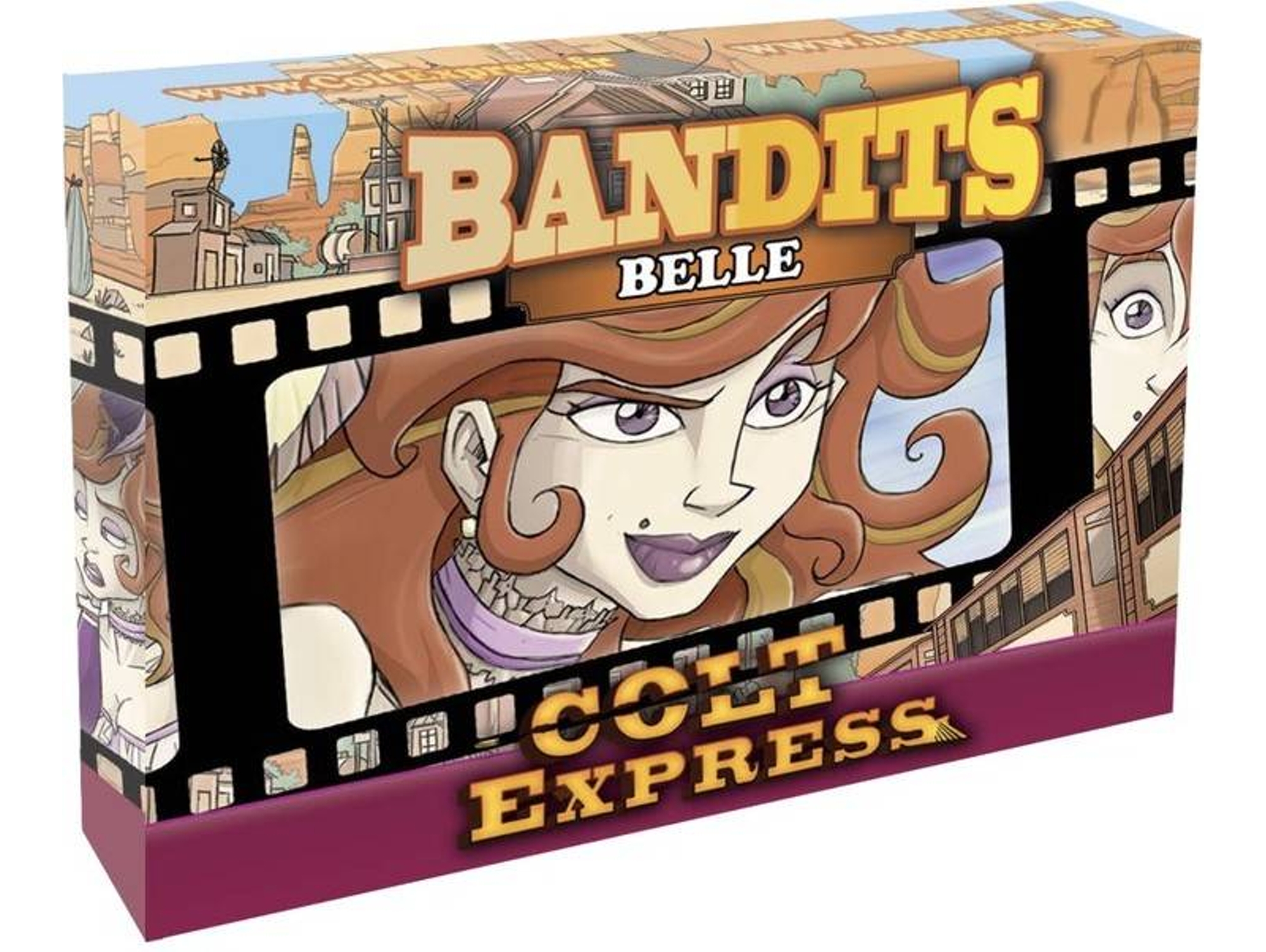 Juego de Mesa LUDONAUTE Colt Express Bandits Expansion-Belle (Inglés - Edad Mínima: 10)