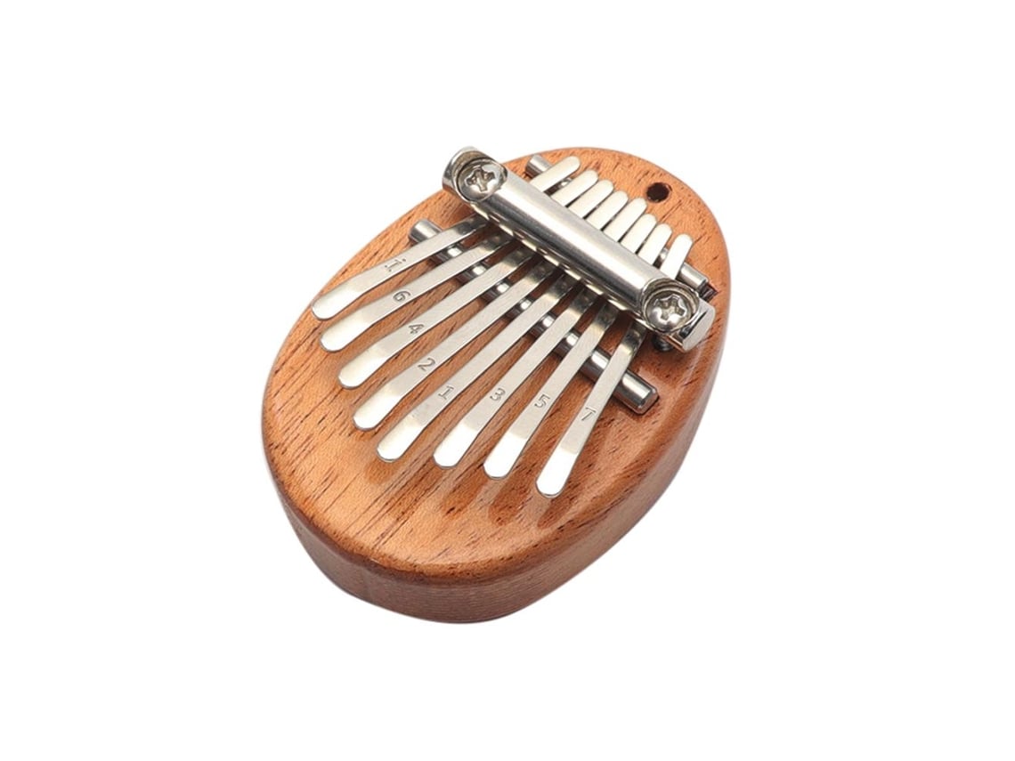 Ats-piano De Pulgar Mini 8 Tonos Instrumento Musical De Madera Portátil Para Niños Principiantes Y Profesionales