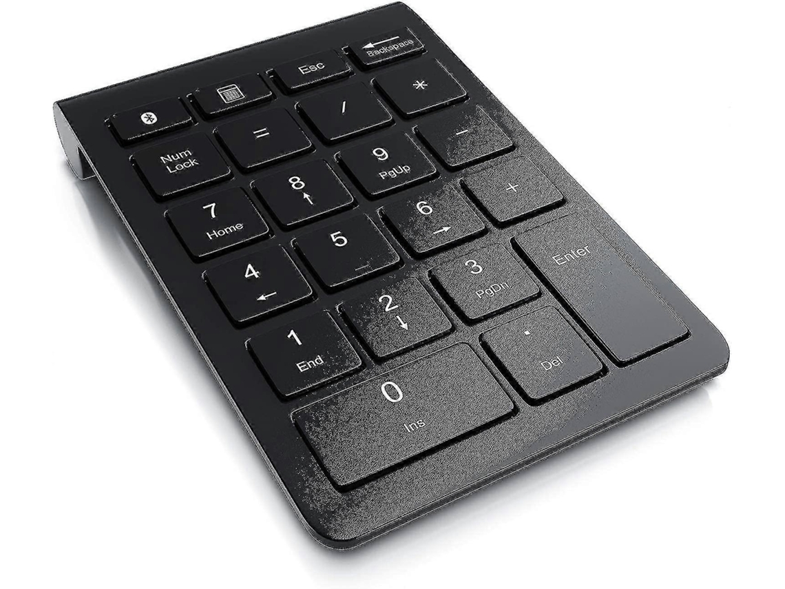 Teclado digital inalámbrico Bluetooth, teclado numérico portátil con 22 teclas Everley891