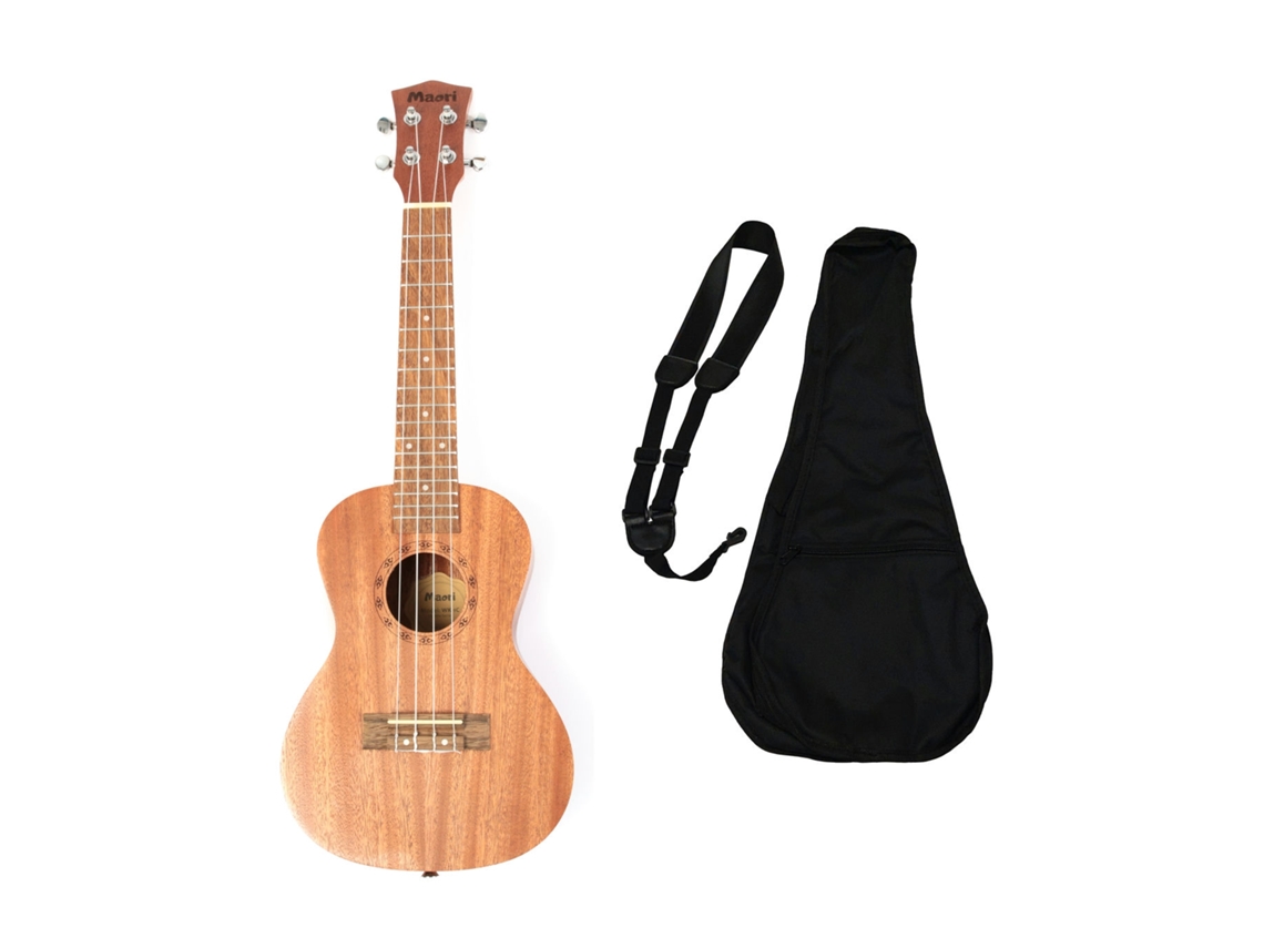 Sapele Ukelele Concierto Wk 1c Pack MAORI