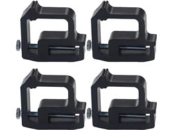 Clips De Montaje De Capó De Aleación De Aluminio Para Autocaravanas Y Camiones, Juego De 4 Piezas Negras.