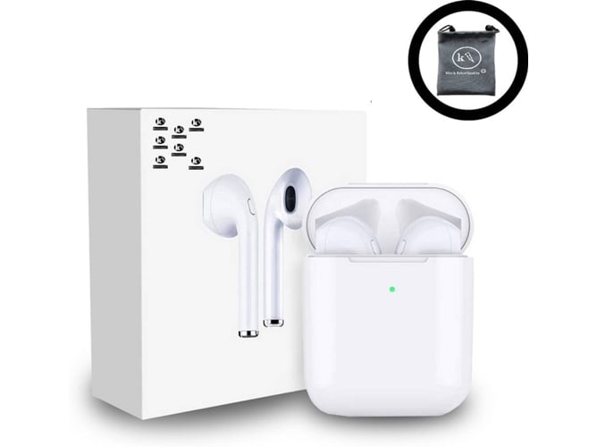 Auriculares Bluetooth True Wireless KLACK i200 (In Ear - Micrófono - Blanco)