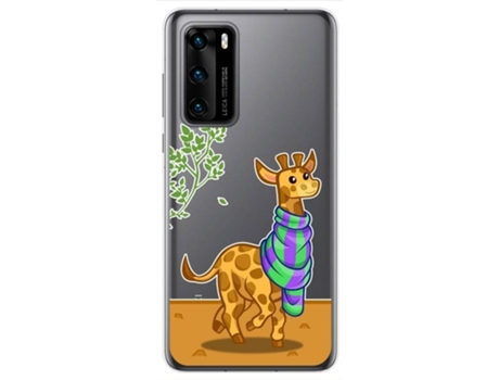 Carcasa Huawei P40 TUMUNDOSMARTPHONE Dibujos Transparente Multicolor