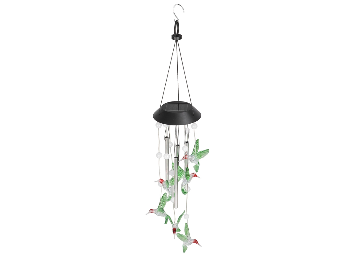 Campana De Viento Solar Con Luz (decoración De Jardín Paisajístico Con Led)