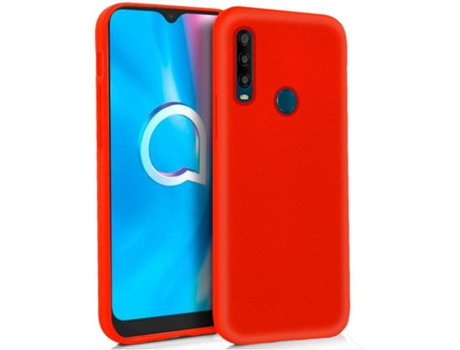 Carcasa Alcatel 1SE COOL Silicona Rojo