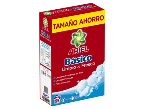 Detergente ARIEL Básico 55 Dosis
