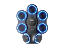 Máquina De Boxeo Musical Combat Pro Prixton (luces Led - Bluetooth - 11 Modos - 9 Velocidades - Guantes Incluidos)