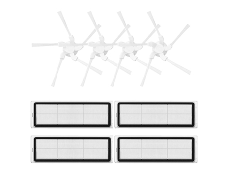 Acessórios de Aspirador Bot W10 W10Pro Kit de filtro Hepa de reemplazo de polvo 4 piezas Cepillos laterales 4 piezas Hepa
