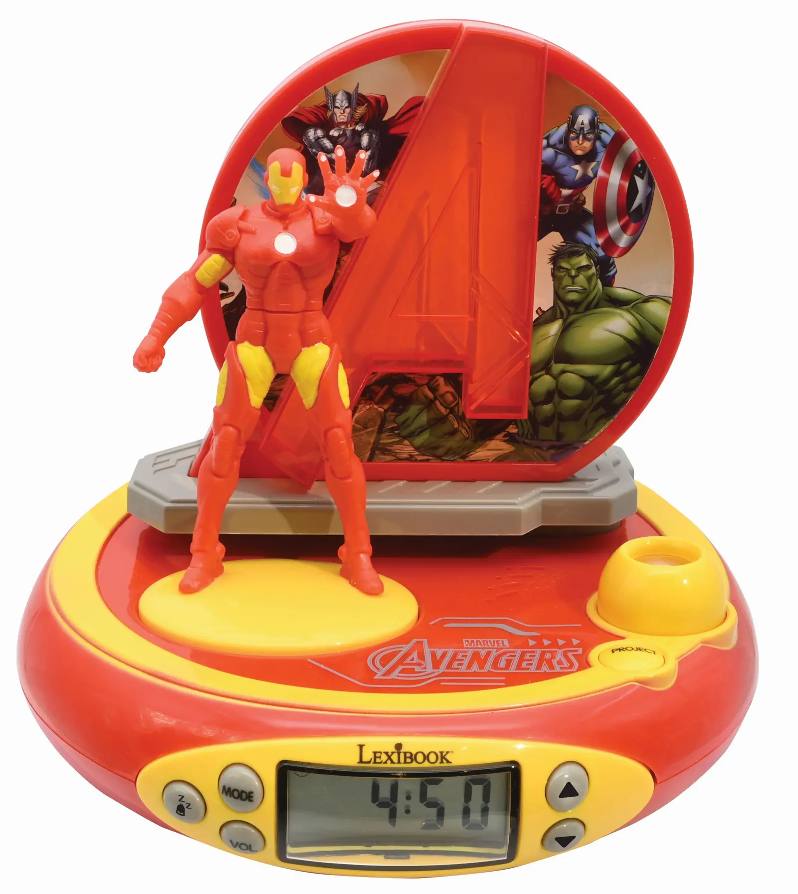 Avengers 3d Iron Man Projektionswecker Mit Superhelden-sounds