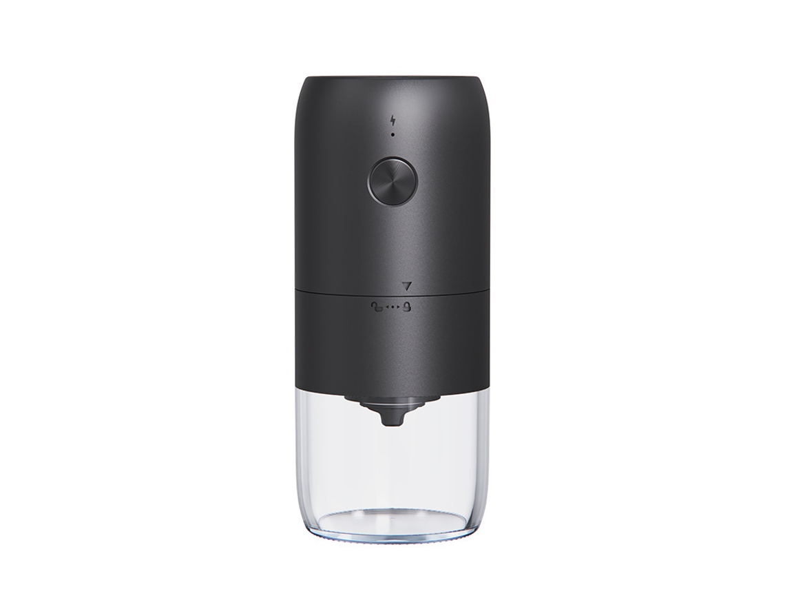 Molinillo de café eléctrico recargable, de cerámica, con molienda ajustable, portátil. Mdug