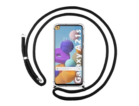 Carcasa Samsung Galaxy A21s TUMUNDOSMARTPHONE Colgante Negro