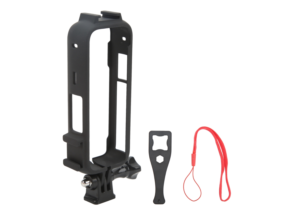 TRUYUETY Carcasa de Protección para Cámara de Acción Insta360 One X3, Funda de Plástico con Interfaz Cold Shoe