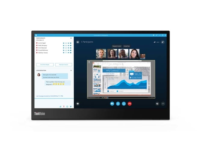 Monitor LENOVO M14 (14'' - Full HD - IPS LED)