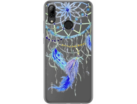 Carcasa Huawei P Smart 2019 TUMUNDOSMARTPHONE Plumas Multicolor