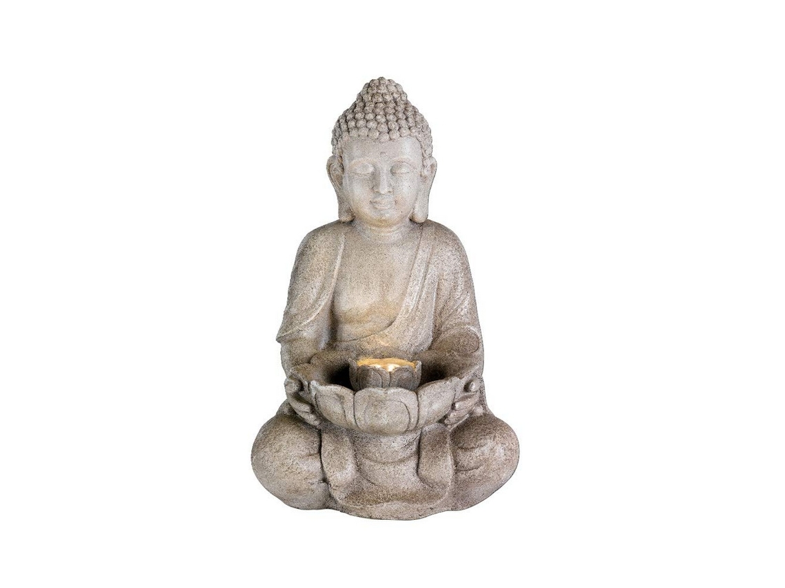 Fuente De Jardín LUMINEO Buda Ceramica (28 x 29,5 x 45 cm)