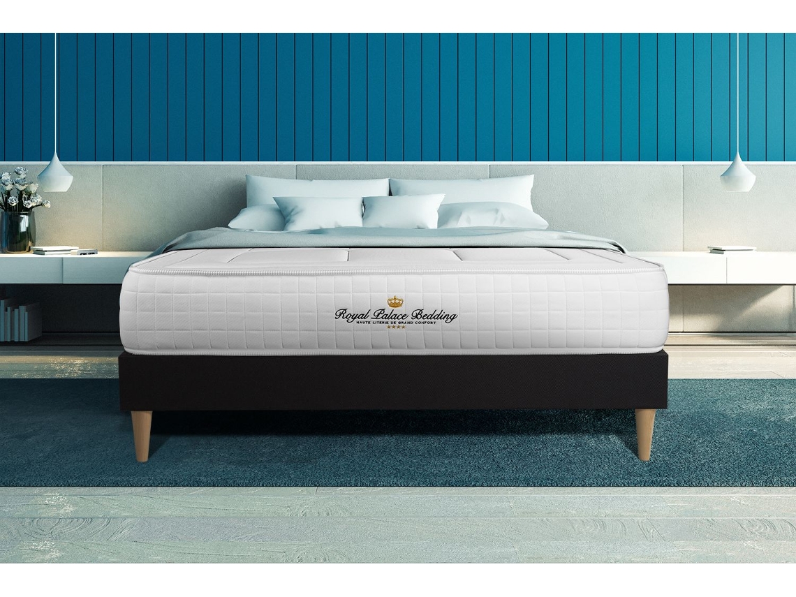 Somier Balmoral Multiláminas Zonas ROYAL PALACE BEDDING Espuma con memoria Negro (140x190)