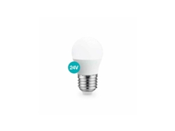 Bombilla LED esférica 5w E27 3000k 24v Gsc