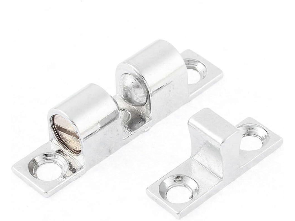 Aexit Pestillo De Rodillo De Doble Bola Para Muebles Armarios 40mm X 9mm Tonos Plata