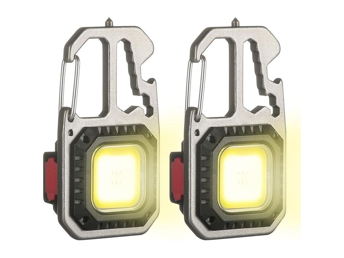 2026-lanterna Led Recarregável Cob Portátil 6 Modos Com Abregarrafas Imã Base Chaveiro classe Energética A+++