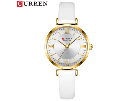 Relojes de Moda para Mujer Correa de Cuero Reloj Impermeable de Cuarzo para Mujer-Color 6 LUUCOZK