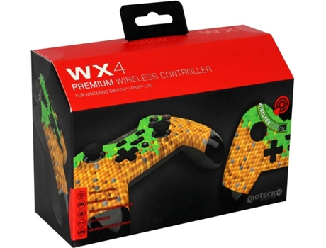 Mando para Nintendo Switch GIOTECK WX-4 Verde (Inalámbrico)