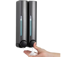Hogar - Dispensador De Jabón Mural De 380 Ml, No Requiere Taladrar. Ideal Para Hogares, Hoteles Y Baños. Proporciona Una Limpieza Eficaz, Es