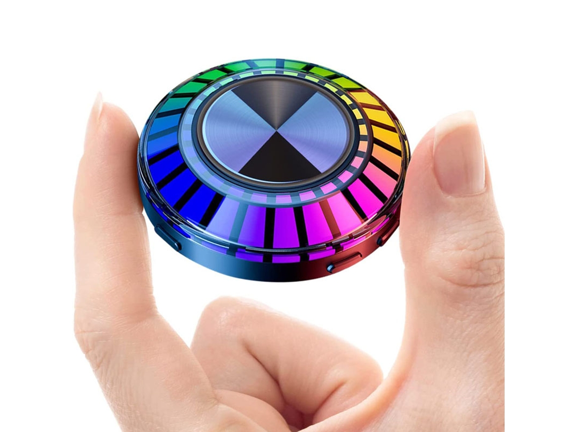 Altavoz de conducción ósea RGB MDUG con Bluetooth, estéreo, Hi-Fi y subwoofer